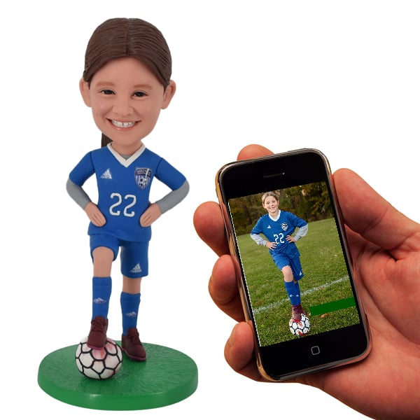 Custom Football Bobble Head from Photo