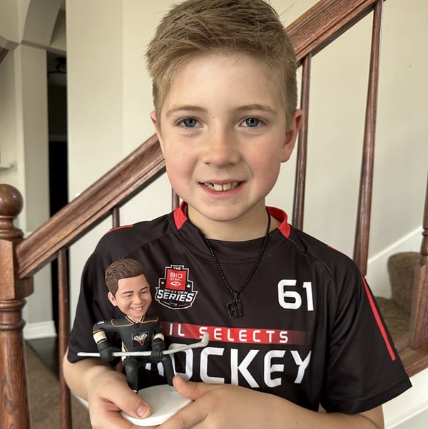 Custom Hockey Bobble Head for Kid