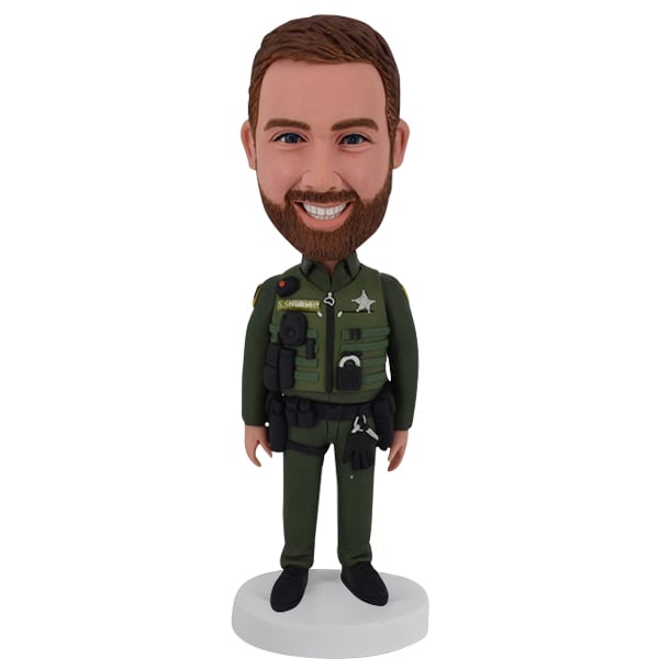 Custom Sheriff Bobblehead Police