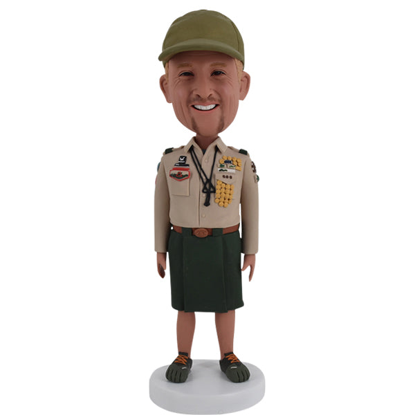 Custom Scout master bobblehead