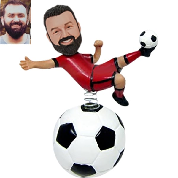 Custom Football Car Dashboard Bobblehead