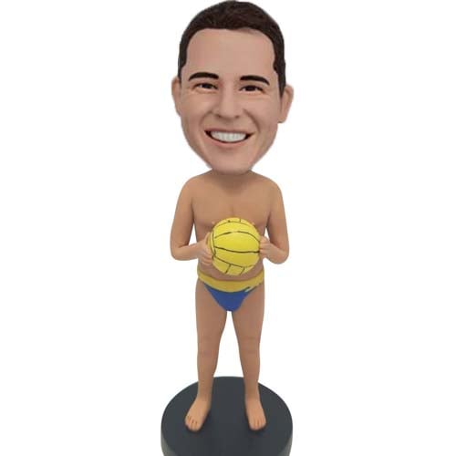 Custom water polo bobblehead