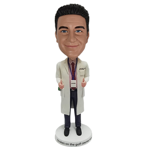 Audiologist  Bobblehead with thumbs up