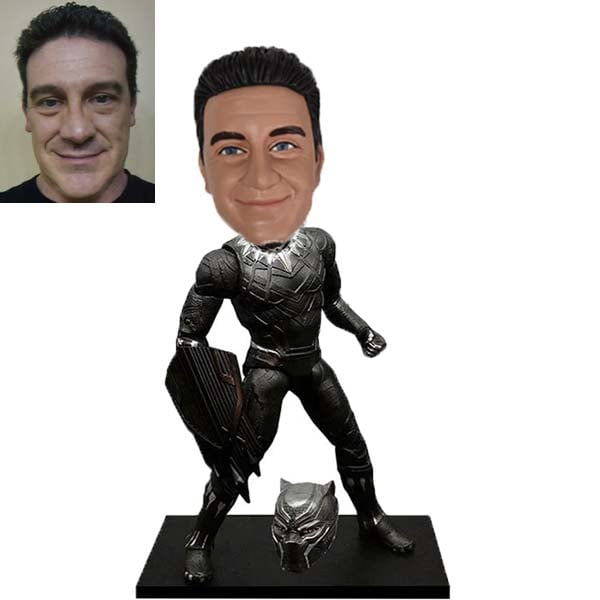 Black Panther Bobblehead Personalized