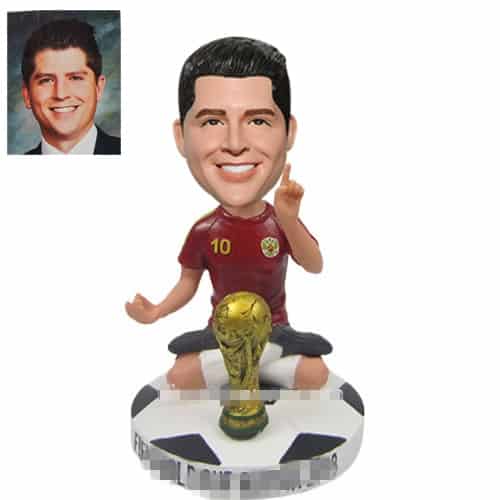 World Cup bobbleheads Personalized with cup