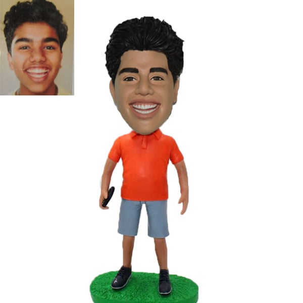 Disco golf bobblehead custom