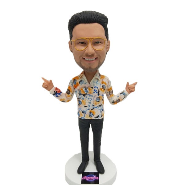 Disco bobblehead personalized