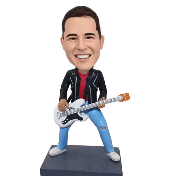 Disco bobblehead custom Rock Star musician