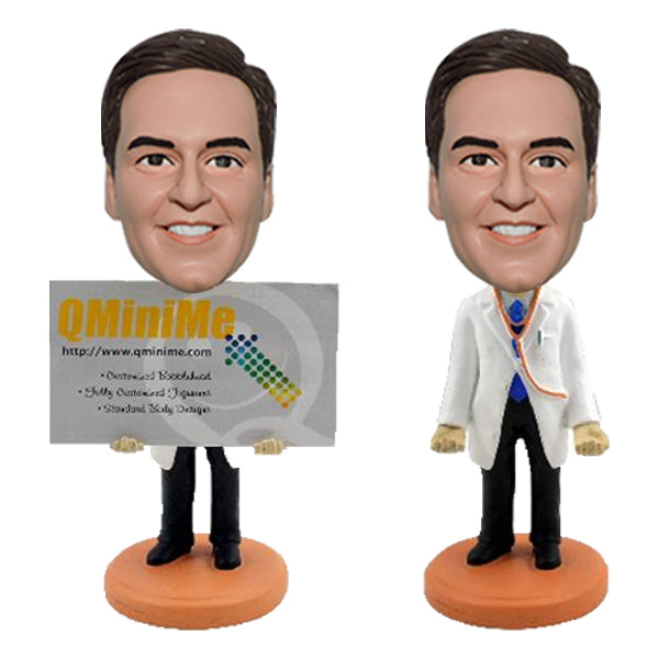 Custom Doctor Card Holder bobblehead