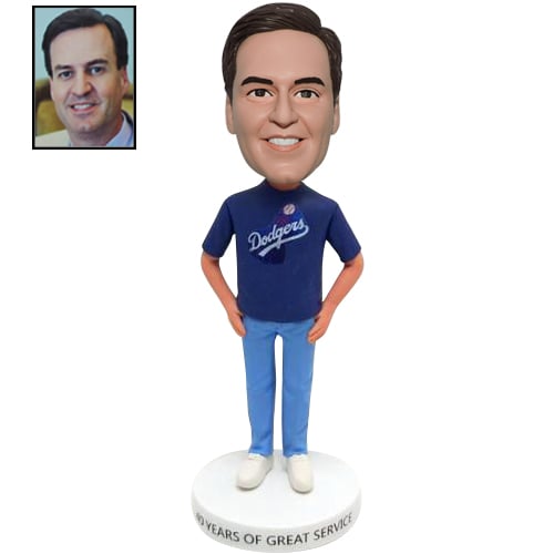 Custom sports bobbleheads with logo