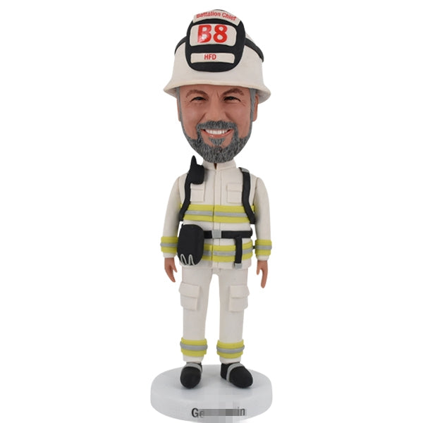 Custom Bobble Head Fireman