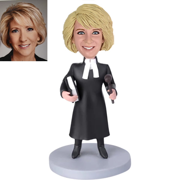 Female Lawyer Bobble Head Custom