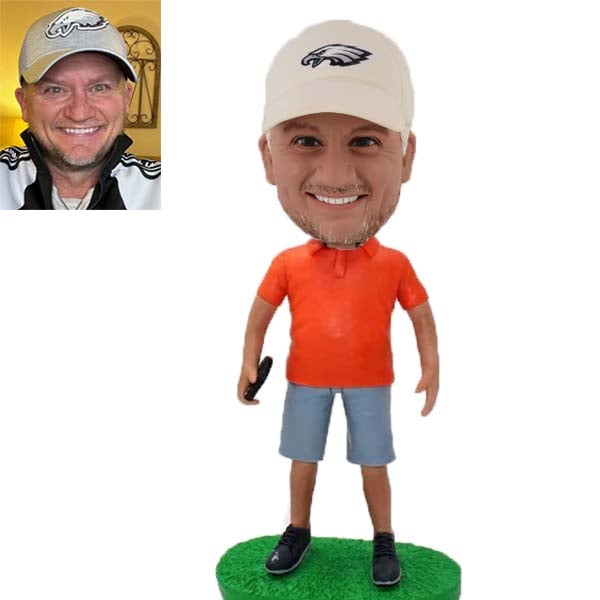 Custom Bobble Head frisbee