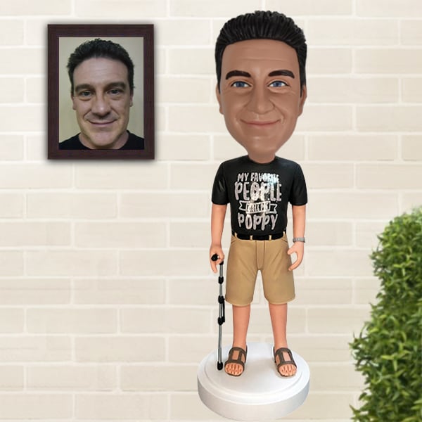 Custom Bobble Head Grandfather grandpa