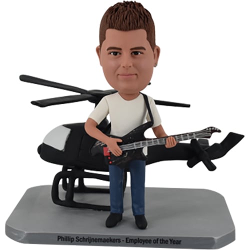 Helicopter Bobblehead