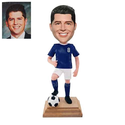 Custom bobble head footballers football player