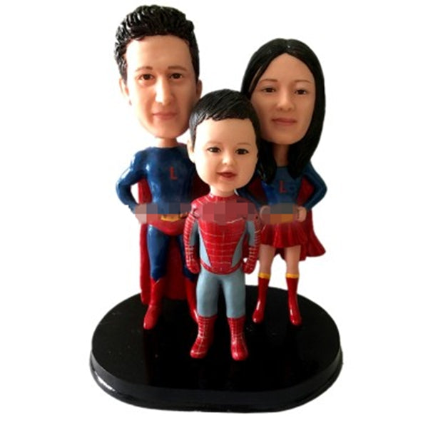 Super Hero Family Bobbleheads