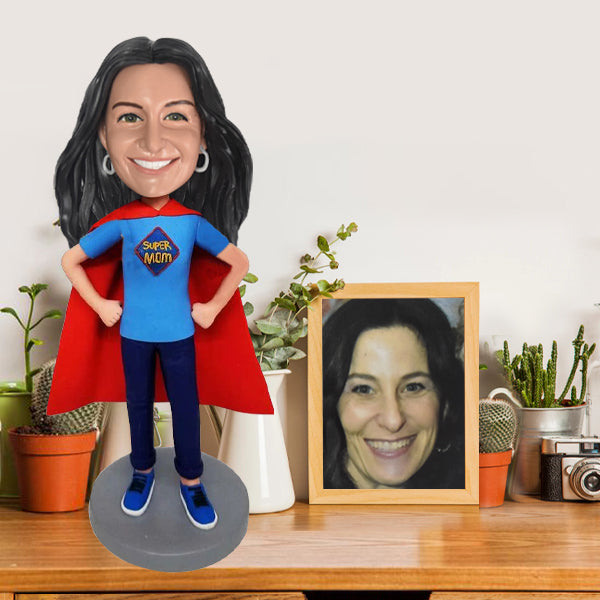 Custom Mom Bobblehead Super Mother