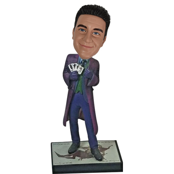 Custom Bobble Head Joker with Your Face on