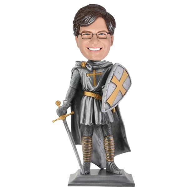 Custom Personalized Knight Bobblehead