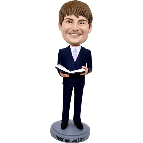 Custom pastor bobblehead