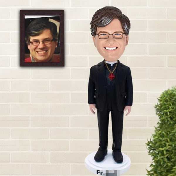 Priest Custom Bobble Head in suit