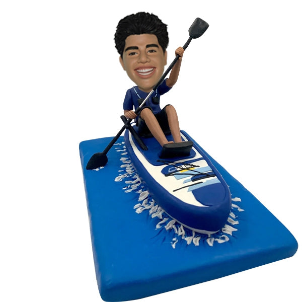 Rowing Rower Bobblehead Personalized