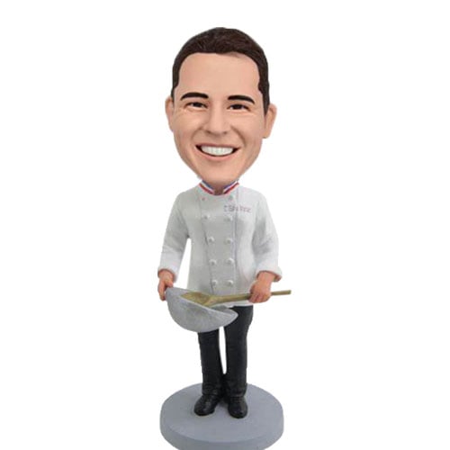 Custom personalized chef bobblehead