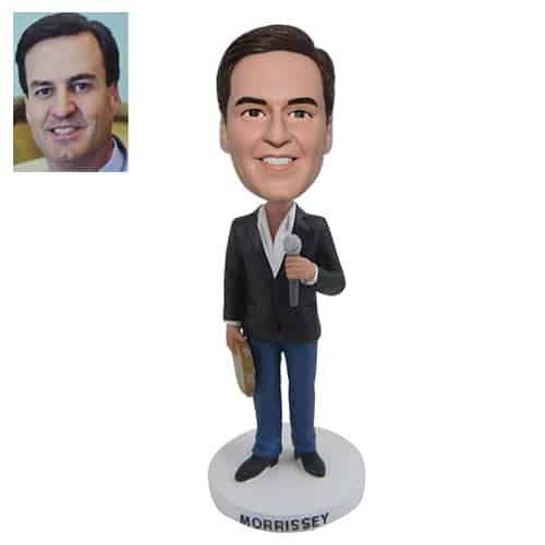 Bobblehead custom with microphone