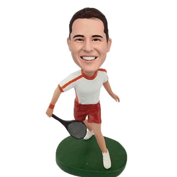 Custom squash bobble head Racquetball