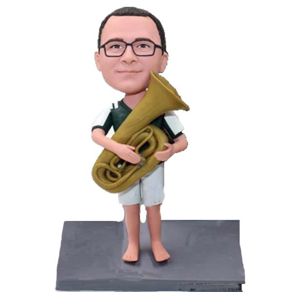 Bobble Head Custom tuba player