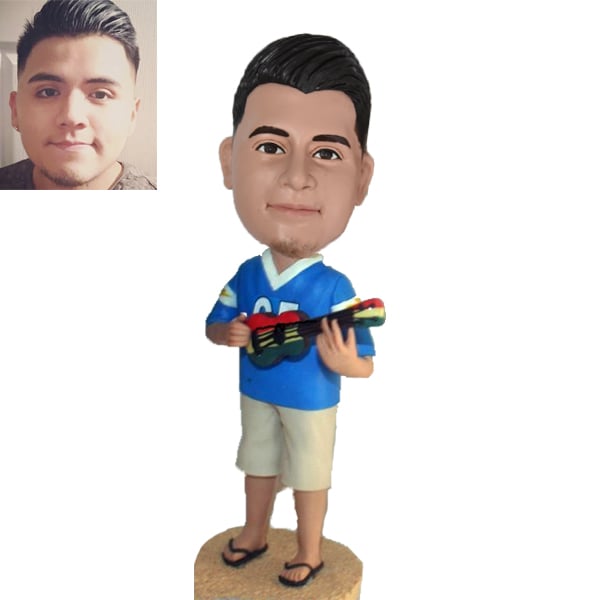 Ukulele Bobblehead custom from photo