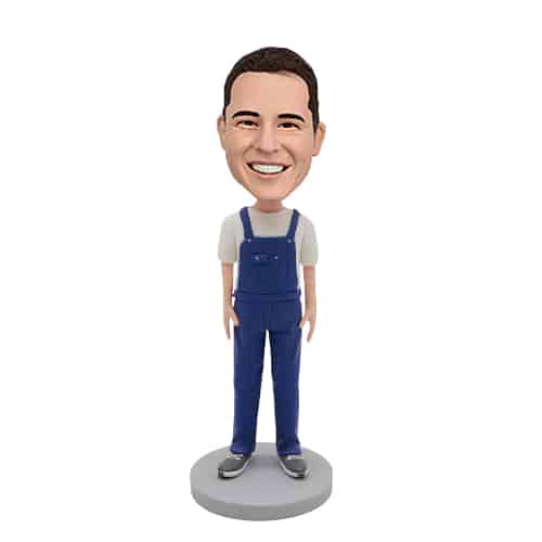 Woodworker bobblehead custom carpenter