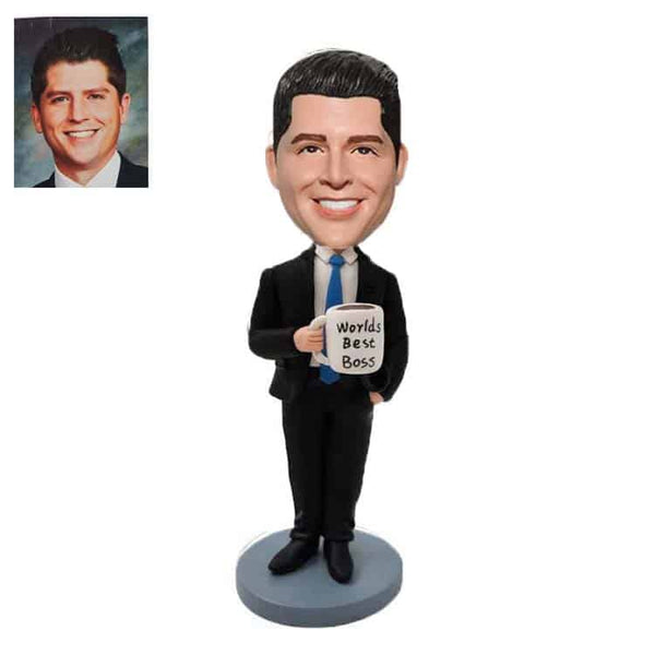 Personalized bobblehead gift for Best Boss, CEO, Manager